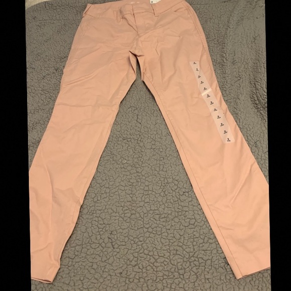 Size 2 brand new old navy light pink ankle pants - Picture 1 of 1